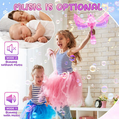 EagleStone Bubble Wand rechargeable battery powers bubble output