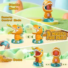 EagleStone RC control handheld demonstrates intuitive steering for younger kids.