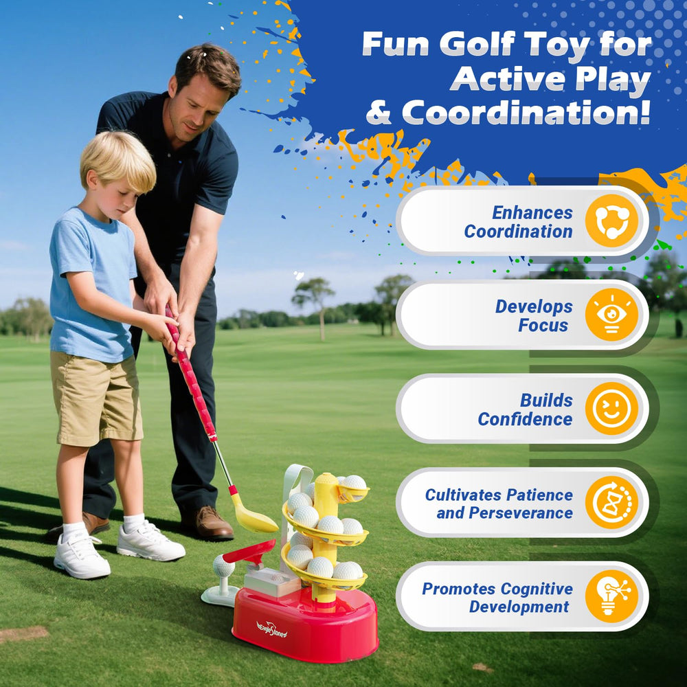 EagleStone Durable Toddler Golf Toy stands up to active play.