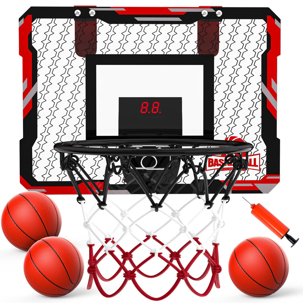 EagleStone electronic scoring display for the mini basketball hoop enhances home arcade play.
