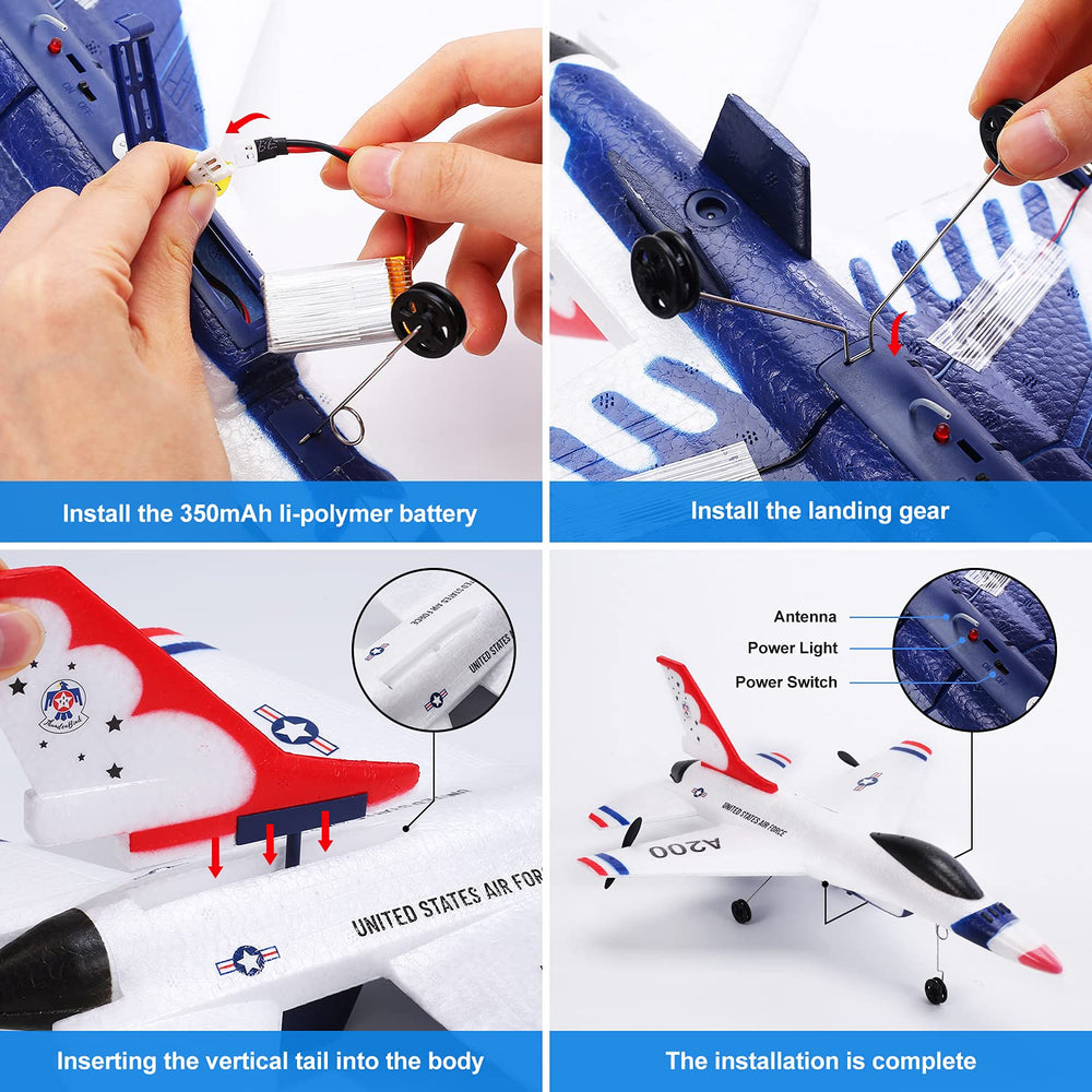 EagleStone Form RC Airplane comes with extra propellers to minimize downtime.