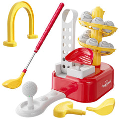 EagleStone Kids Golf Dispenser enables smooth practice indoors or outdoors.