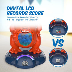 EagleStone LED lights and dinosaur sounds create immersive feedback.