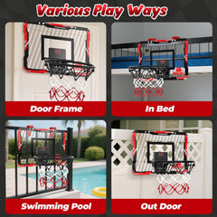 EagleStone stable door hook keeping the hoop securely mounted during energetic shots.