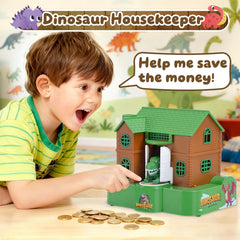 Eaistose dinosaur piggy bank dimensions demonstrated for daily savings