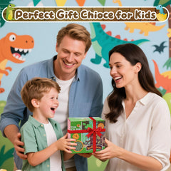 Eaistose dinosaur piggy bank kids playing to inspire saving habits