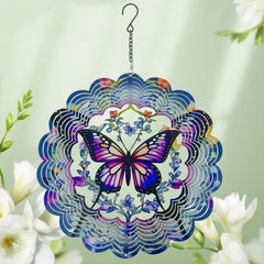 Eandisom 3D spinner converts breeze into luminous movement.