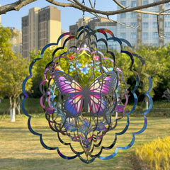 Eandisom metal butterfly decor ideal for balconies, yards and patios.