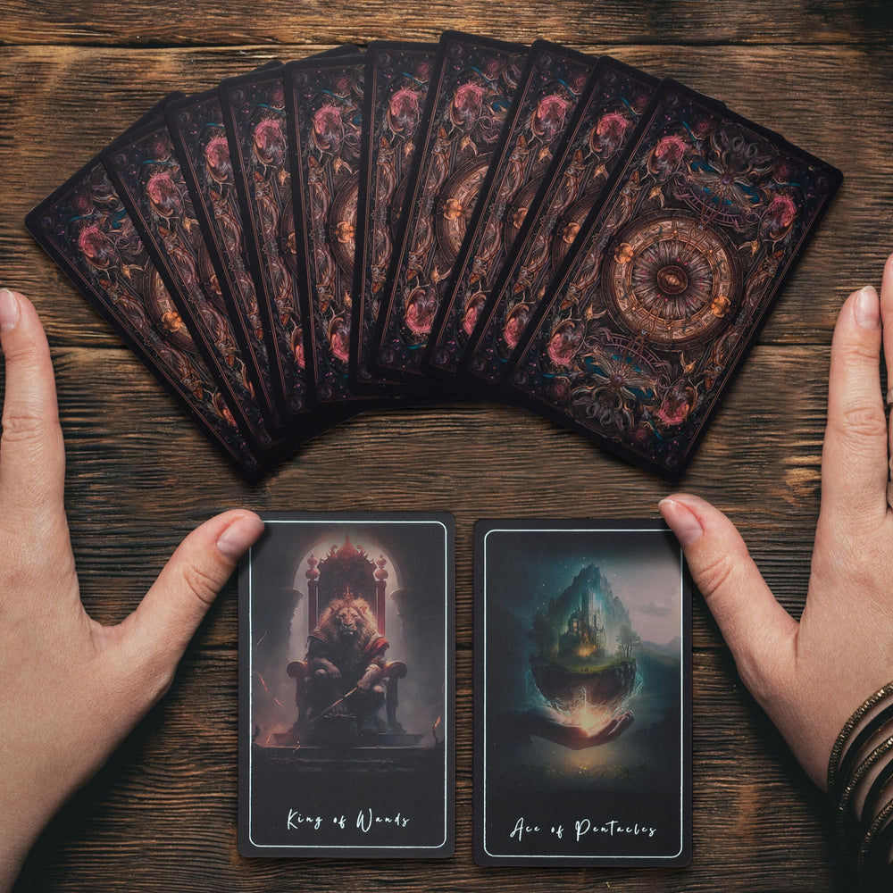 Earth Moon Magick 78-card spread showcasing a complete set for exploration