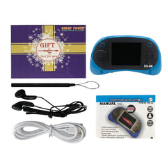 EASEGMER 16 Bit Kids Handheld blue design, perfect travel companion