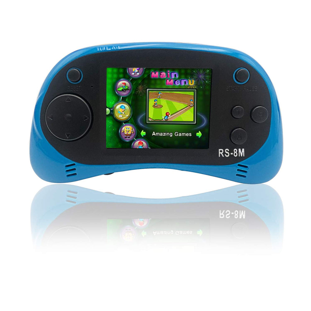 Durable, blue EASEGMER handheld designed for everyday kid use