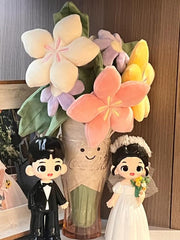 EASELR flower plush for Christmas and Valentine's Day gift-ready decor.