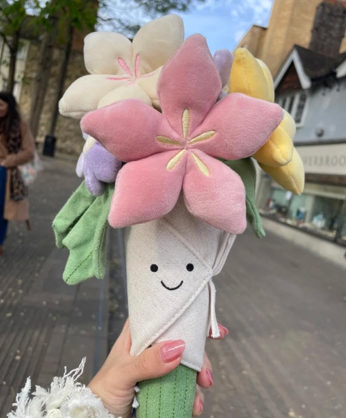 EASELR kawaii flower plush pillow for kid-friendly comfort and room decor.