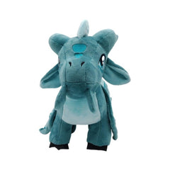 EASELR Wings of Fire Dragon Plush close-up of scales and eyes, intricate craft.