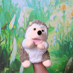 Durable Easfan Hedgehog puppet, easy to clean after active play.