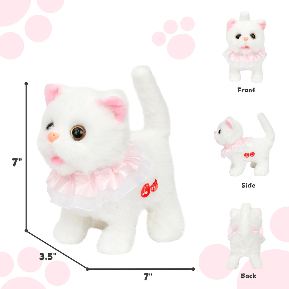 Easfan plush kitty is a perfect birthday or Christmas gift.