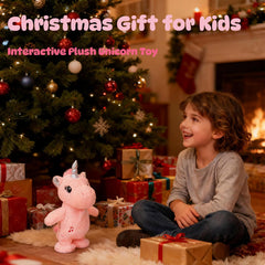Easfan singing unicorn toy offers cheerful tunes for a mood lift.