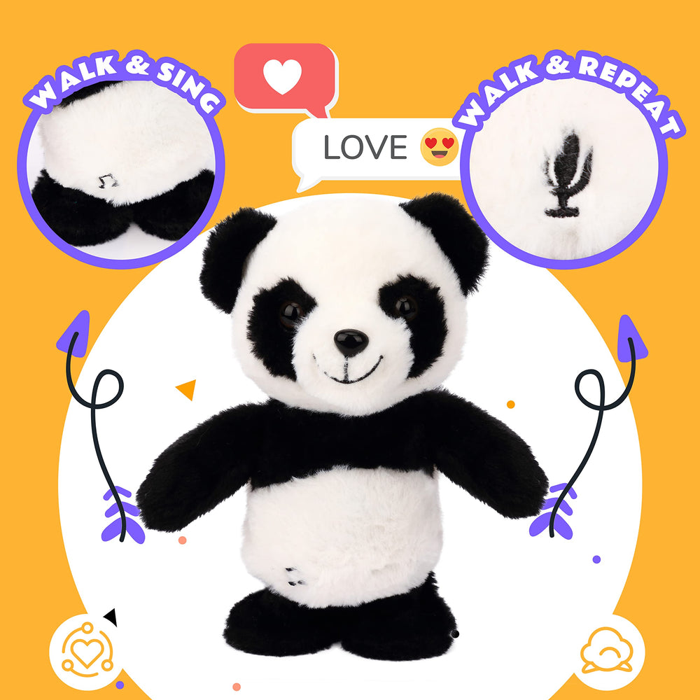 Easfan Talking Panda makes a delightful holiday gift idea for kids.