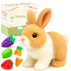 Easfan Walking Rabbit toy hops across the floor for engaging play.
