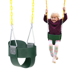 Eastern Jungle Gym heavy-duty high-back full bucket toddler swing seat for secure outdoor play