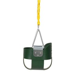 Eastern Jungle Gym plastisol-coated chains ensure pinch-free grip during play