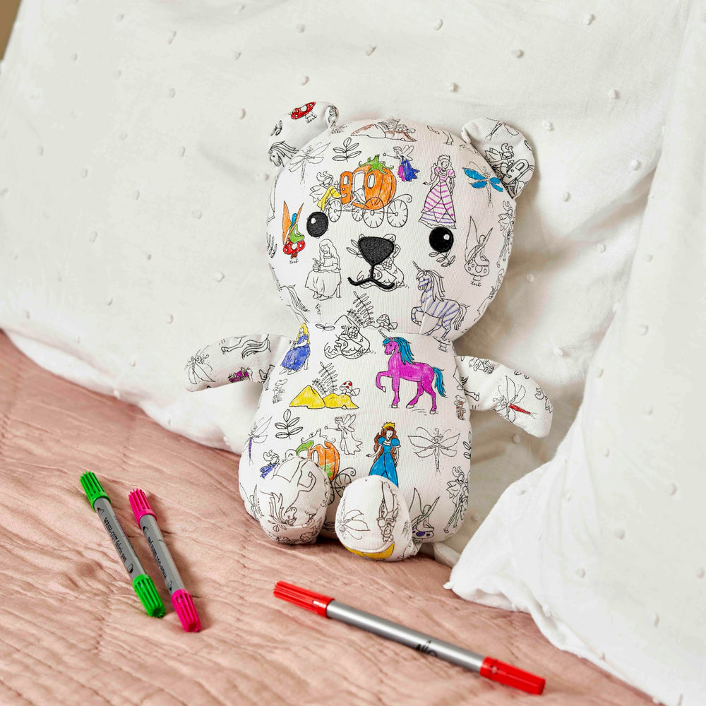 Coloring Bear suitable for ages 3 and up, perfect for holidays and birthdays.