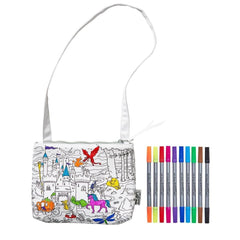 Eatsleepdoodle washable markers included for mess-free color and reuse.