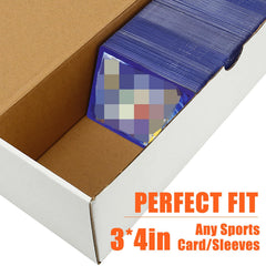EBOAUSI card box provides dust protection and sturdy construction for card safety.