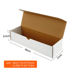 EBOAUSI card box interior dimensions 14.09 x 4.3 x 3.4 inches for ample storage.