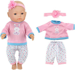 ebuddy 18 inch doll outfits, soft fabric and durable design for daily play