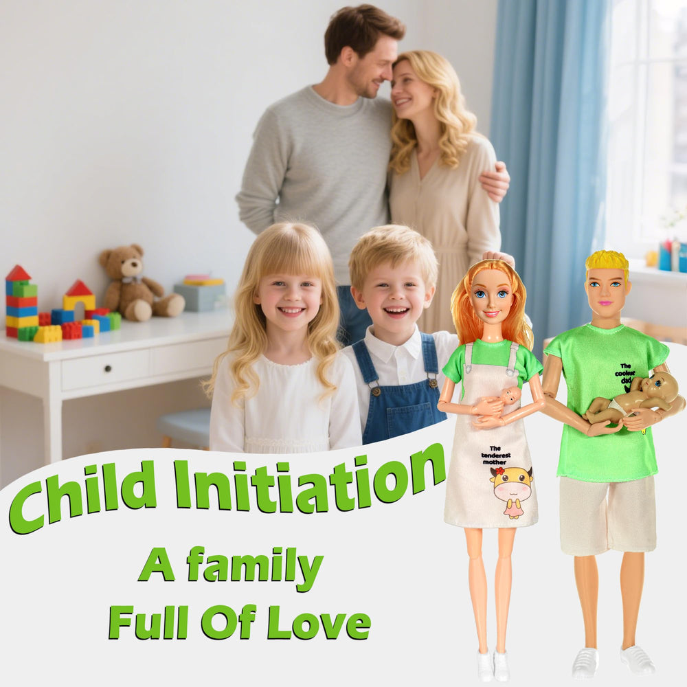 ebuddy Family Dolls Playset swing invites gentle, interactive play and cooperative scenes