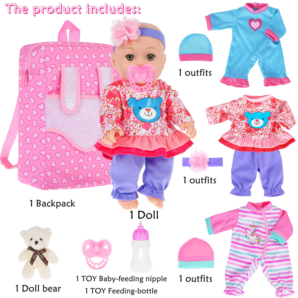 ebuddy reborn-style clothes set offering versatile styling for the 12-inch doll.