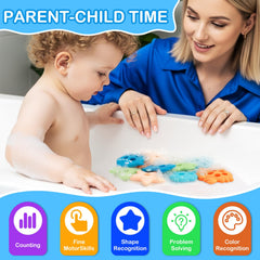 Ebukur easy-clean silicone bath toys resist mold and stay hygienic through daily use.