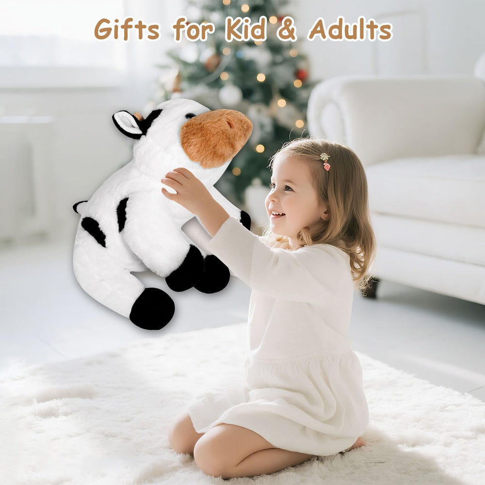 Ecolley weighted cow plush gift-ready packaging for birthdays and holidays
