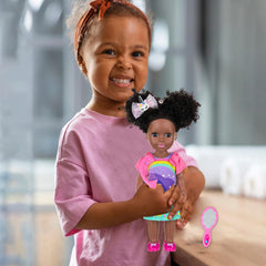 Ecore Fun hair clip keeps hairstyles neat during active play.