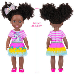 Ecore Fun black doll shoes complete outfits for stylish pretend play.