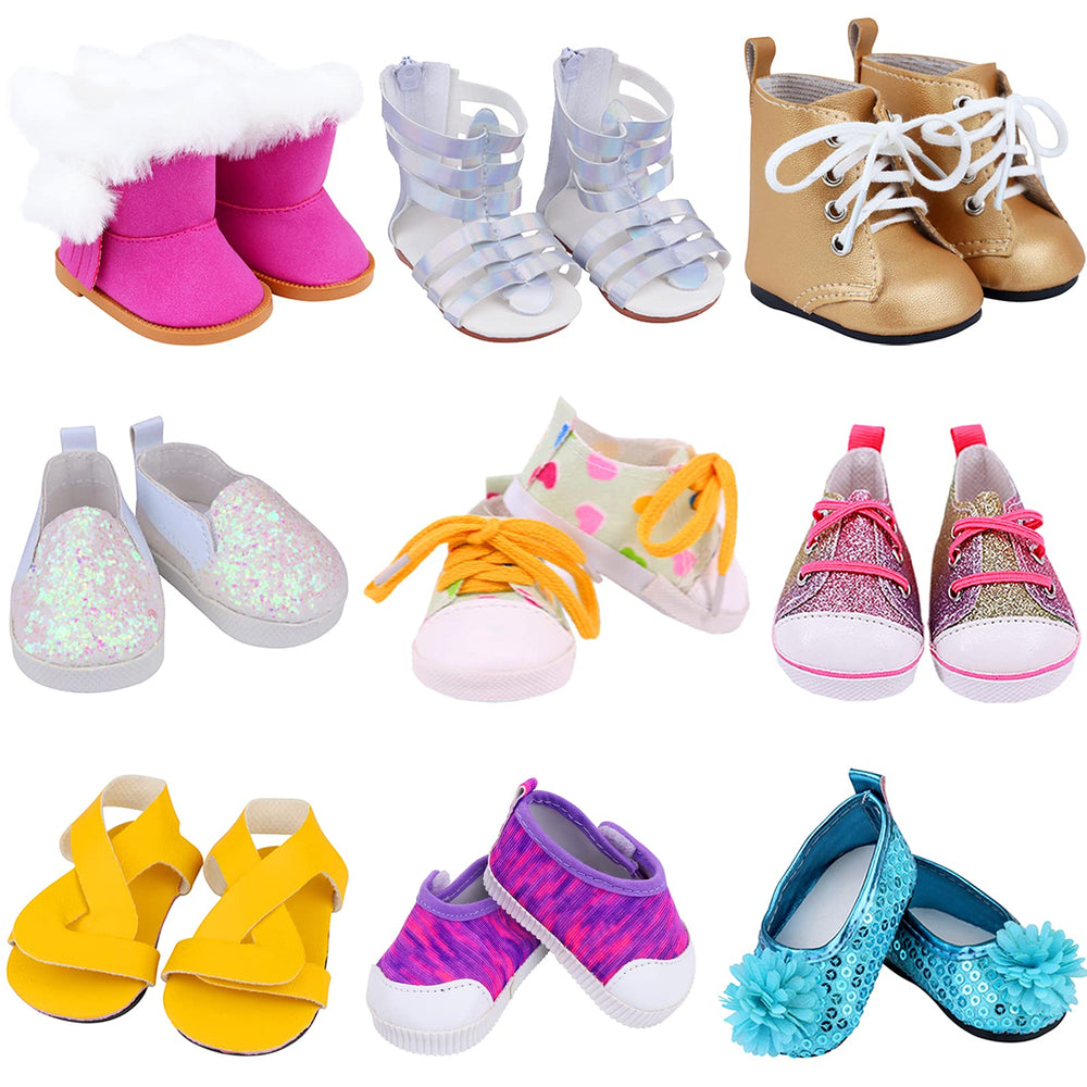 Ecore Fun 18-inch doll snow boot close-up, built for durable winter play.