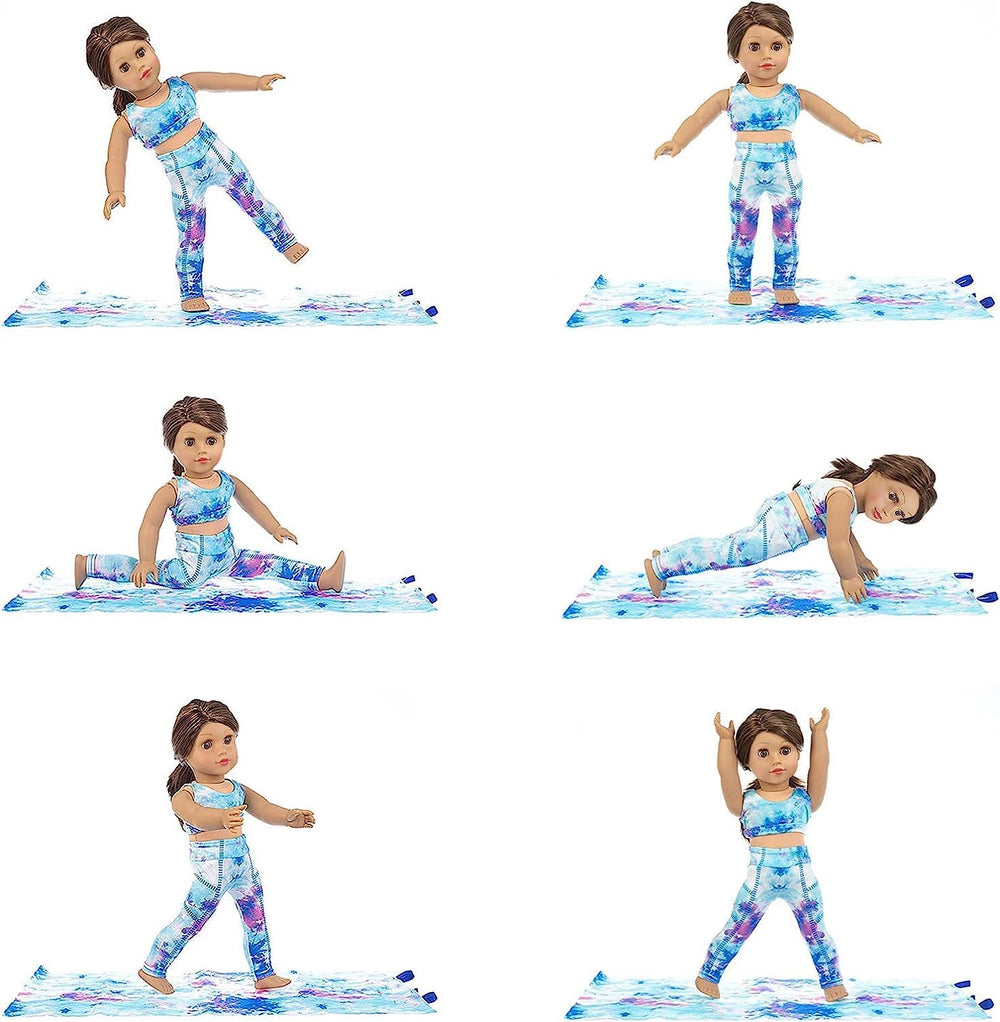 Ecore Fun 18-inch doll exercise accessories support group play and shared activity.