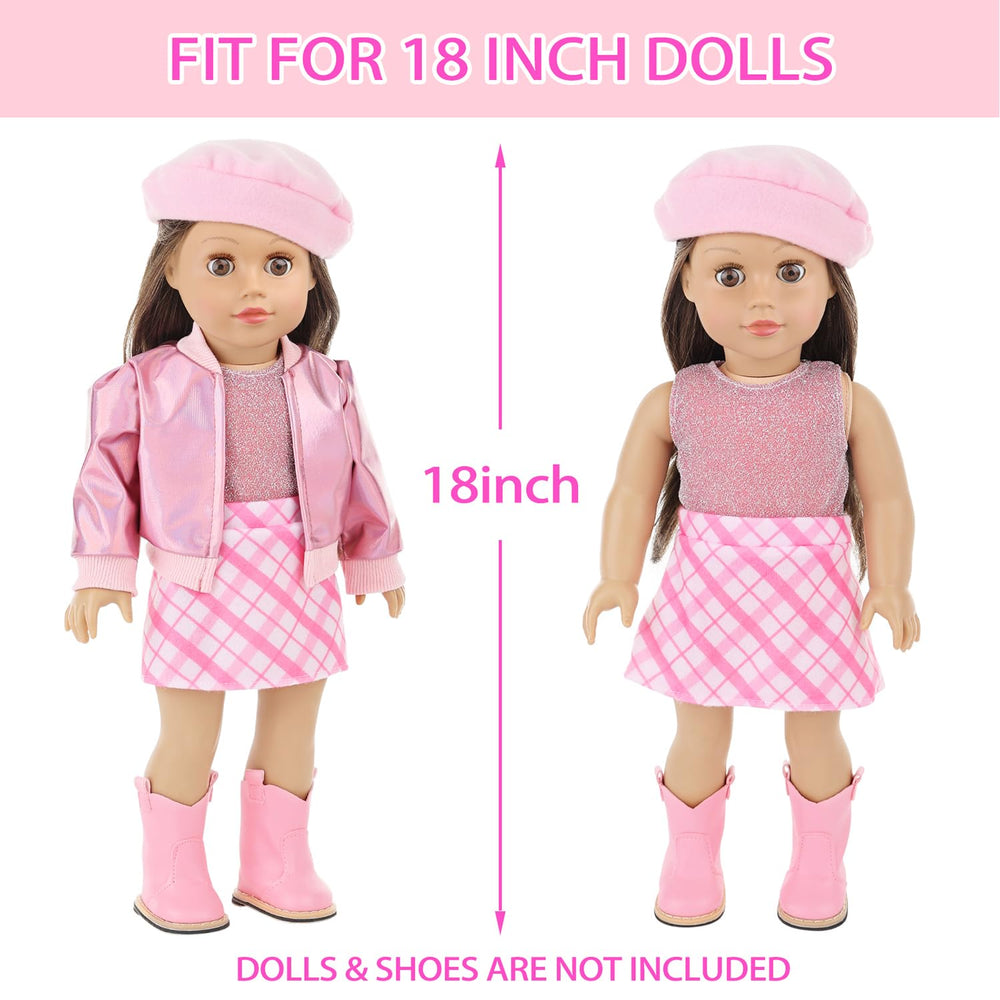 Ecore Fun 18-inch fashion outfits offer stylish dress-up options.