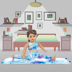Ecore Fun 18-inch doll sports clothes ensemble fuels imaginative fitness stories and coordinated outfits.