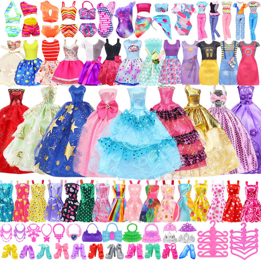 Ecore Fun princess dresses for 11.5-inch dolls spark imaginative play