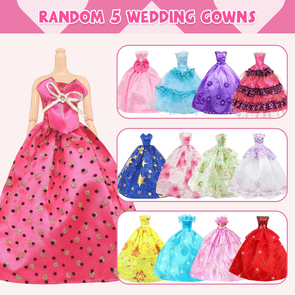 Ecore Fun shoes and accessories complete party-ready looks for 11.5-inch dolls