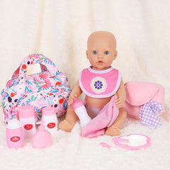 Ecore Fun doll bib to catch spills during pretend feeding