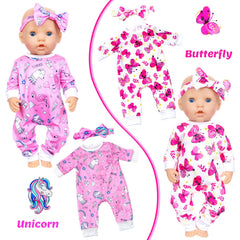 Ecore Fun butterfly pattern jumpsuit enhances whimsical pretend play.