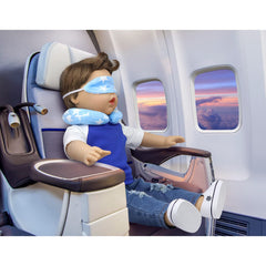 Ecore Fun doll passport enhances immersive travel role-play.