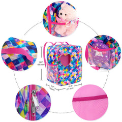 Ecore Fun doll shoes showcase bright colors for easy dressing and coordinated outfits.