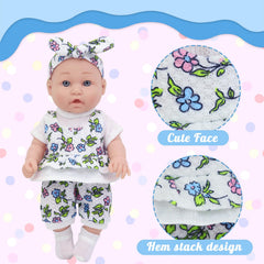 Ecore Fun doll socks keep tiny feet warm during play.