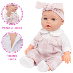 Ecore Fun doll socks show gentle, washable cotton for everyday dress-up.