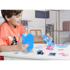 Ecore Fun doll tickets and map set for planning pretend trips.