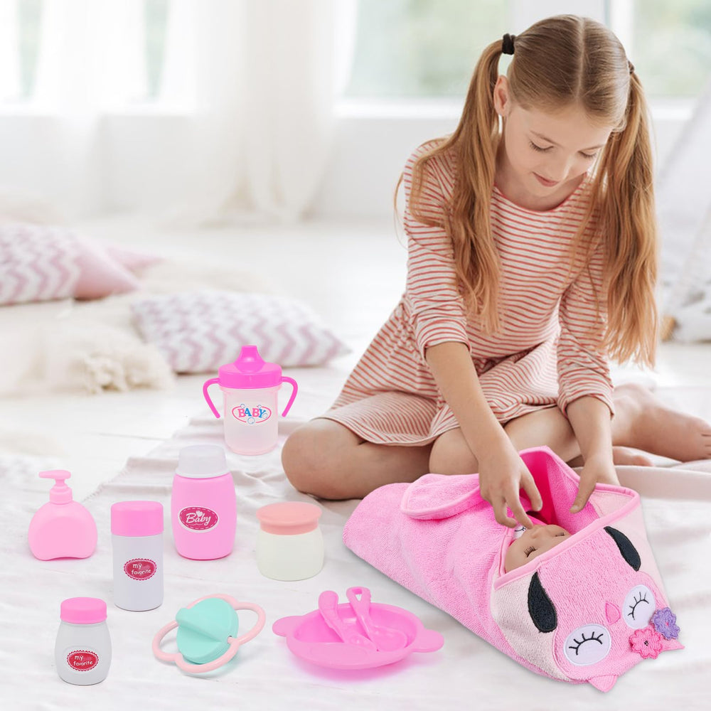 Ecore Fun doll toy adds interactive, imaginative play to care routines.